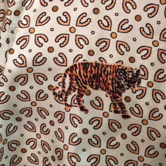 NWT J. Crew silk tiger print shirt | Size 16 - Picture 6 of 7